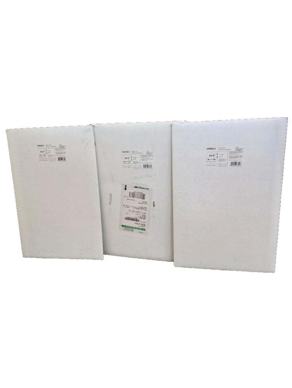 Lot of 3 Staples Privacy Filter 24in  Mixed 16:9 & 16:10 Open Box